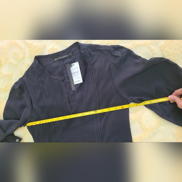 NWT Vix Paula Hermanny High-Low Black Long-Sleeve Dress - Picture 12 of 14